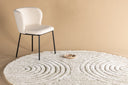 Tapis Paco – avec structure côtelée en polyester et coton