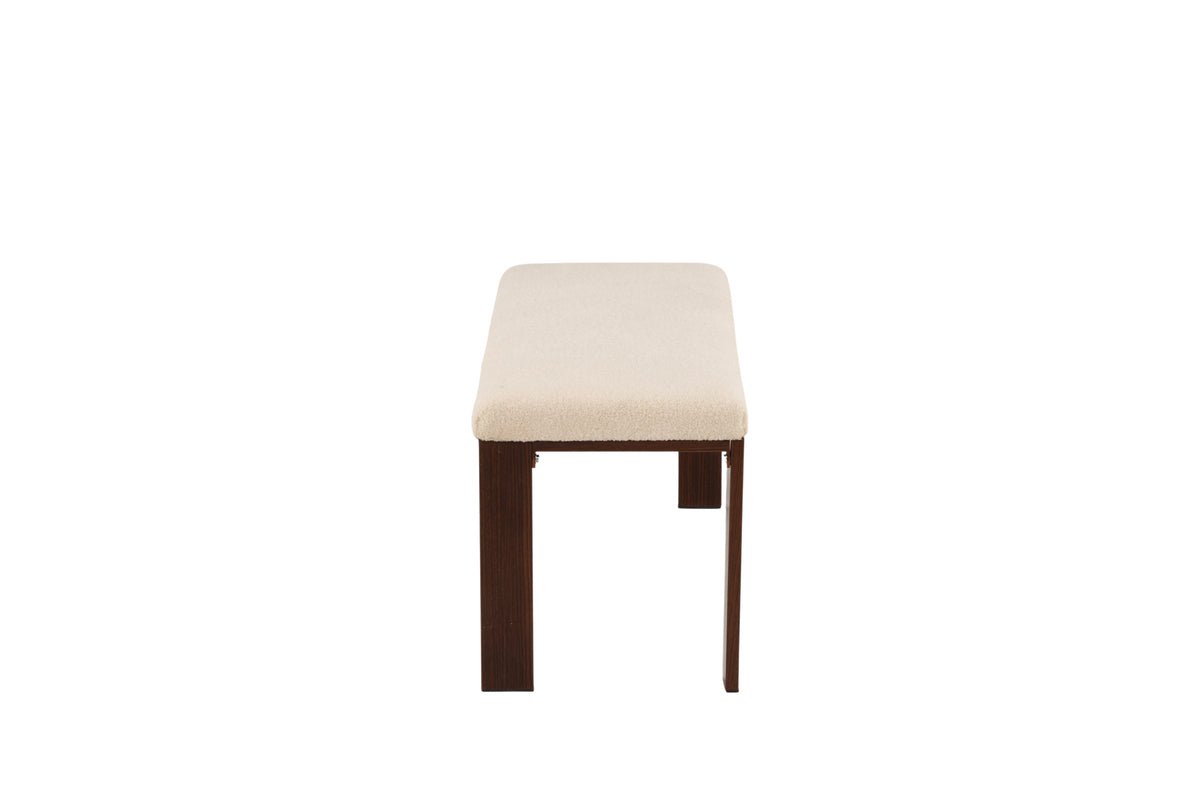 Bench "Leli" – with soft fleece seat surface