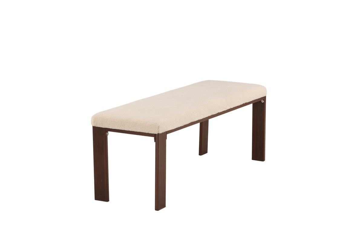 Bench "Leli" – with soft fleece seat surface
