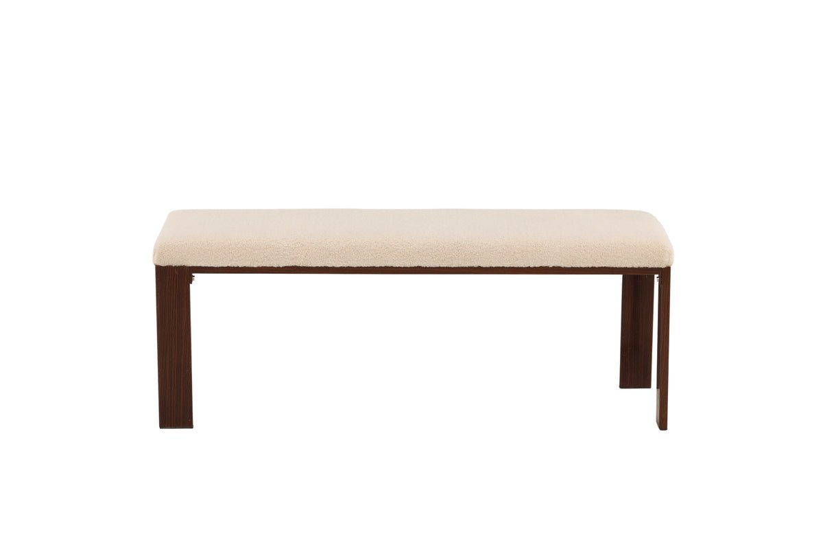 Bench "Leli" – with soft fleece seat surface