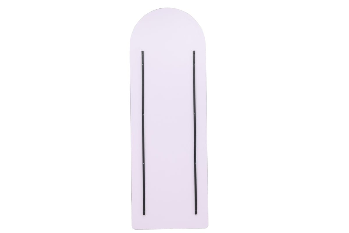 Miroir Ira – en or rose avec design ovale et cadre argenté