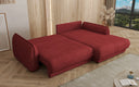 Designer Ecksofa Mojave II Stoff mit Schlaffunktion und Stauraum