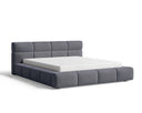 Designer Polsterbett Lora Samt mit Stauraum