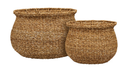 Set of 2 Medellin Baskets - made of polyester and Wood
