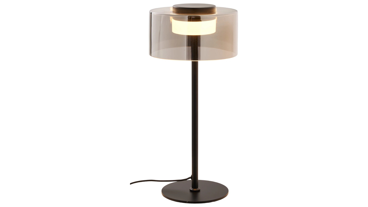 Lampe de table Christi - en verre et Métal