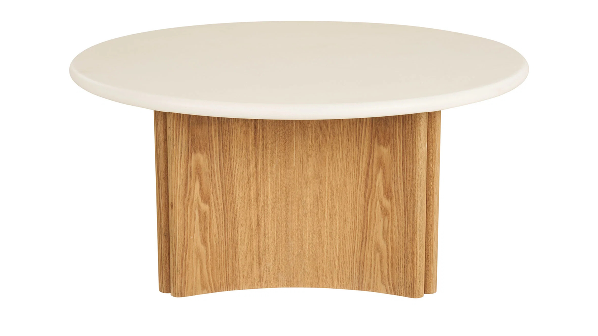 Couchtësch Mirabell - an Eschenholz-Optik