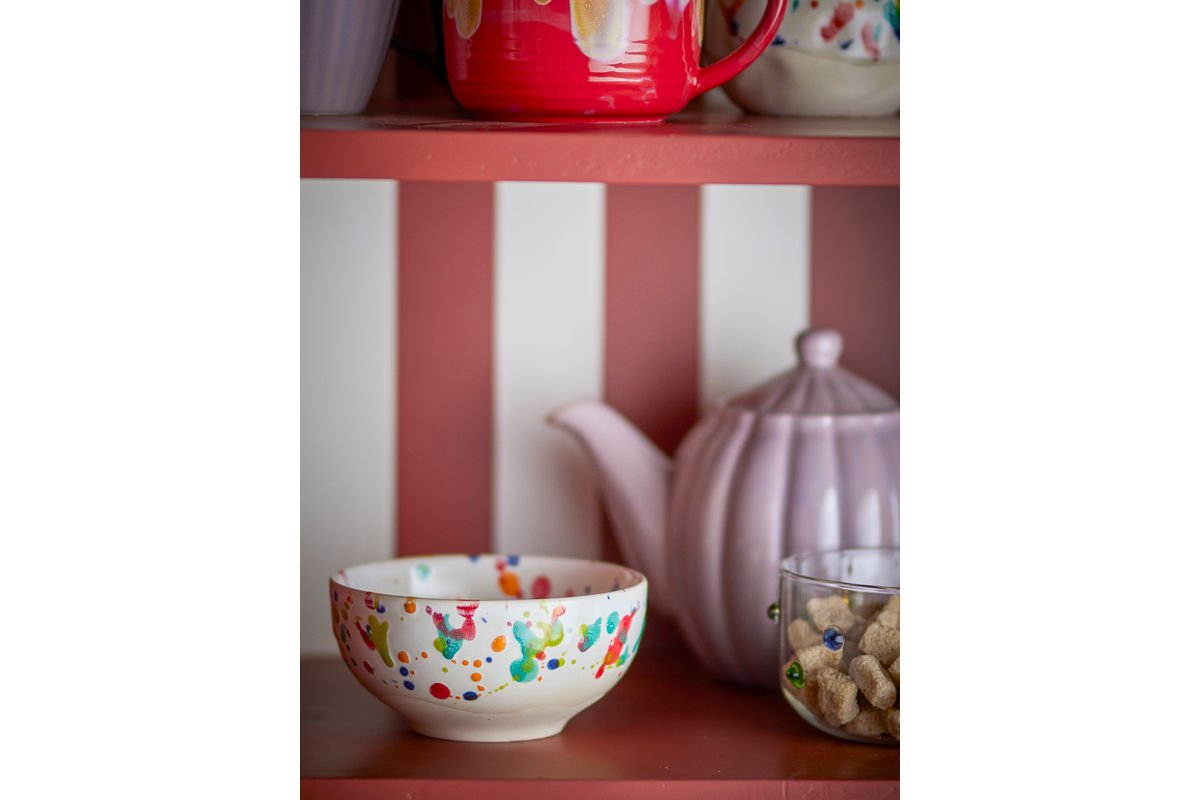 Bowl Set "Polina" – Colorful Stoneware (4-piece)