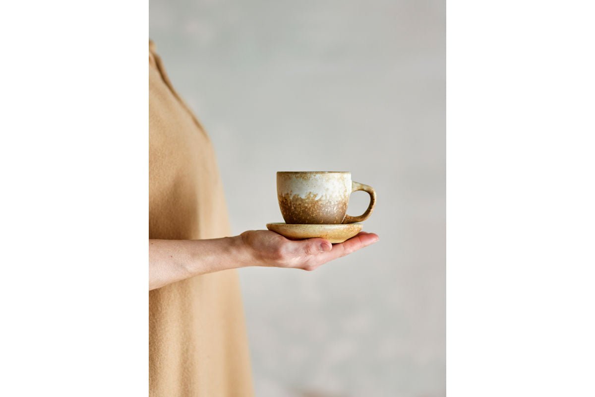 Becher-Set Svale – Béis - Brong Steingut (4-Deel)