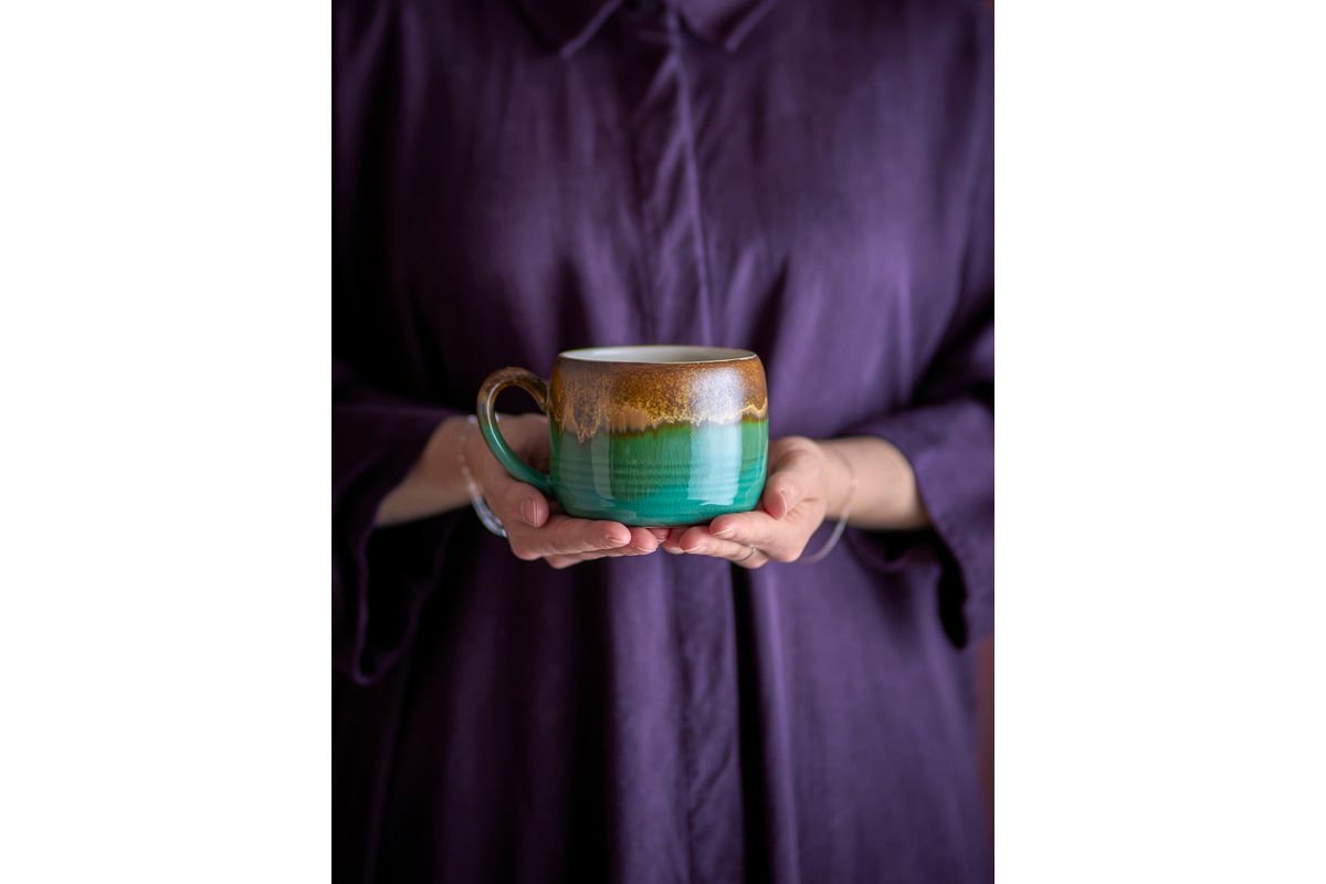 Gobelet Linea - fabriqué en grès / lot de 4 multipack