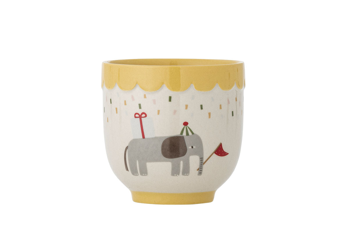 Tasse Suma – Gelb, aus Steingut