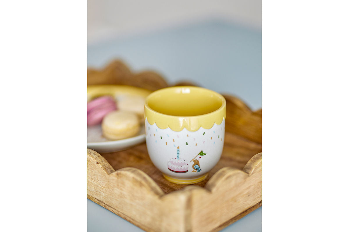 Suma Cup – Yellow, made of Stoneware