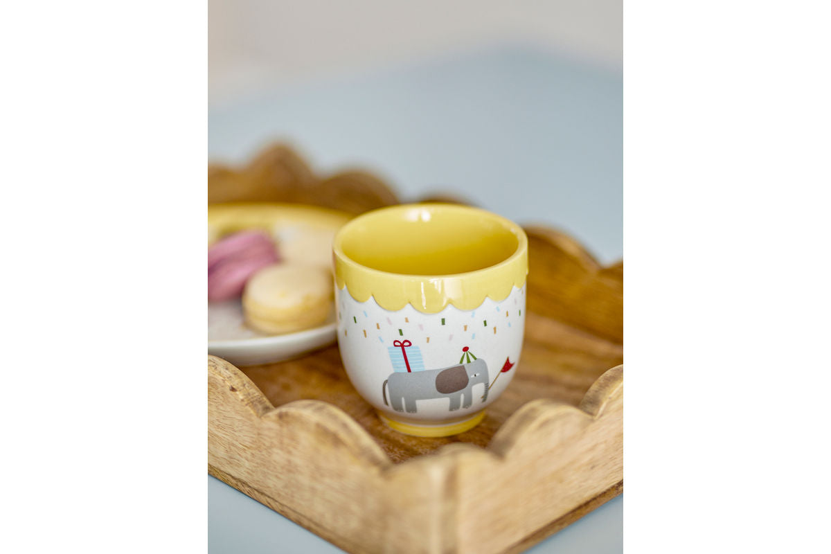 Suma Cup – Yellow, made of Stoneware