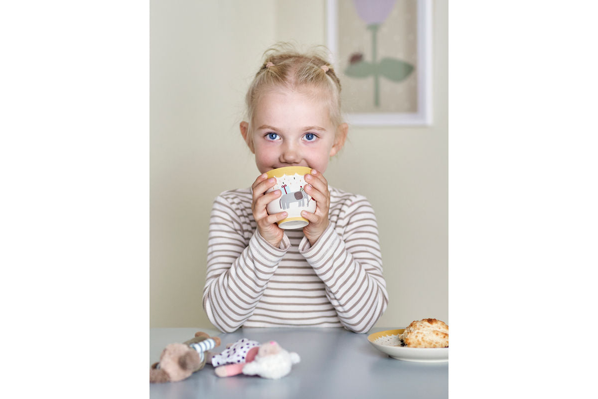 Suma Cup – Yellow, made of Stoneware