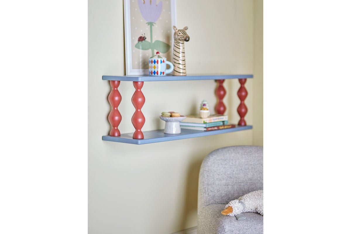 Étagère pour enfants Capri – Étagère murale ludique en Bleu