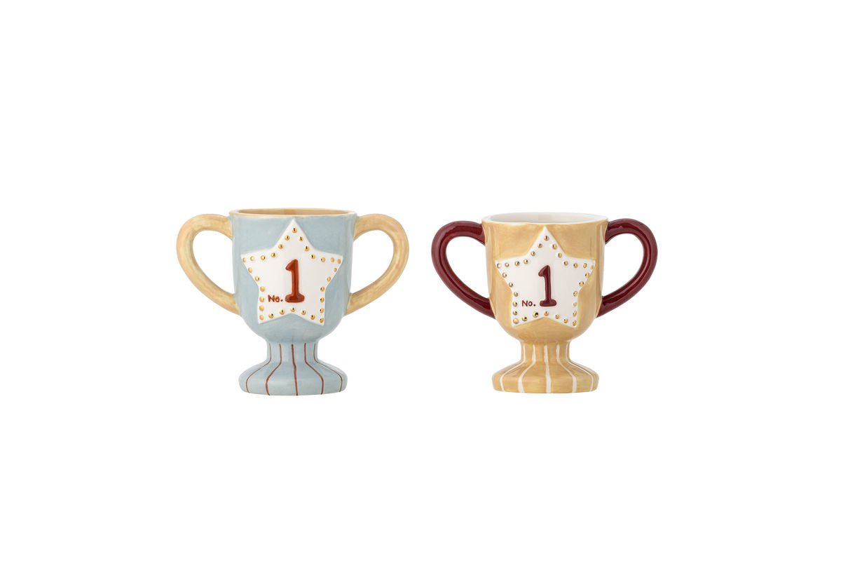 Kannerbecher Xander - 2er Set Kannerbecher an Pokalform mat Stäremotiv