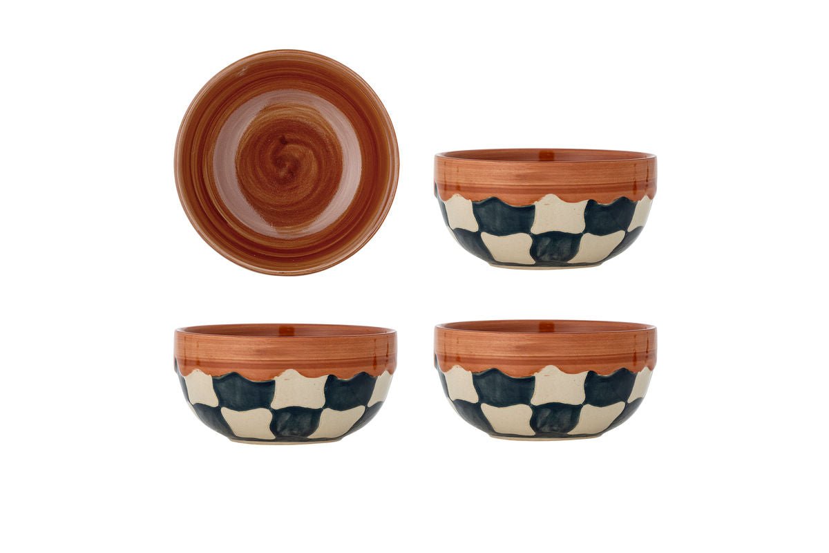 Ensemble de bols « Tavira » – Faïence colorée (4 pièces)