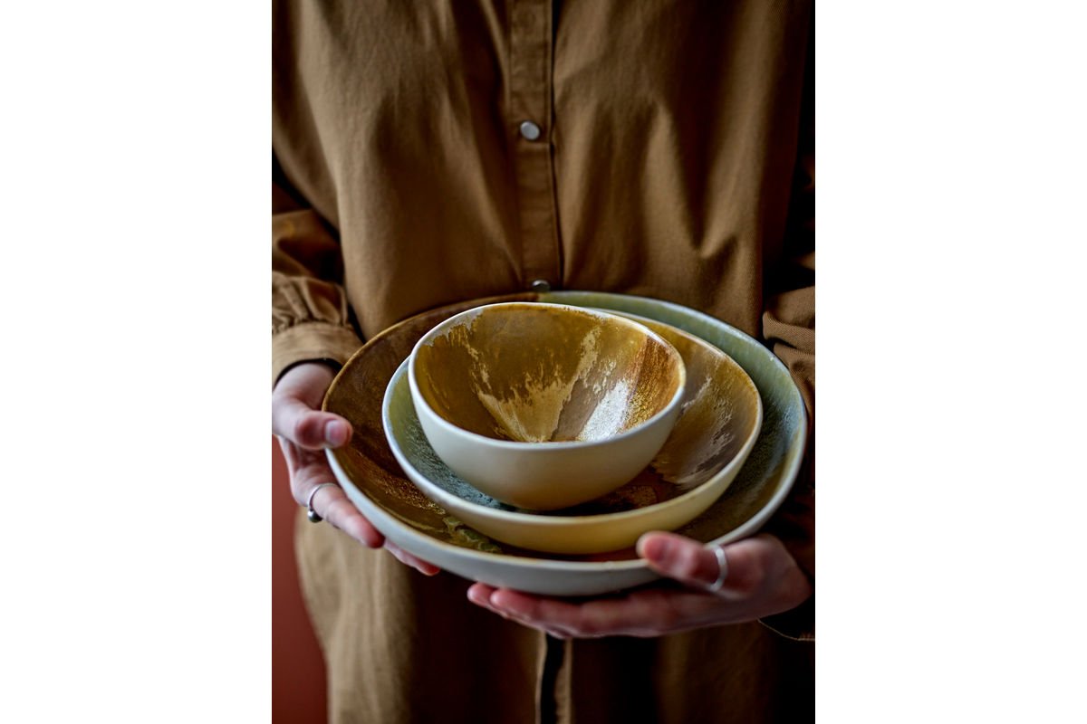 Ensemble de coupelles « Limone » – Grès jaune (4 pièces)