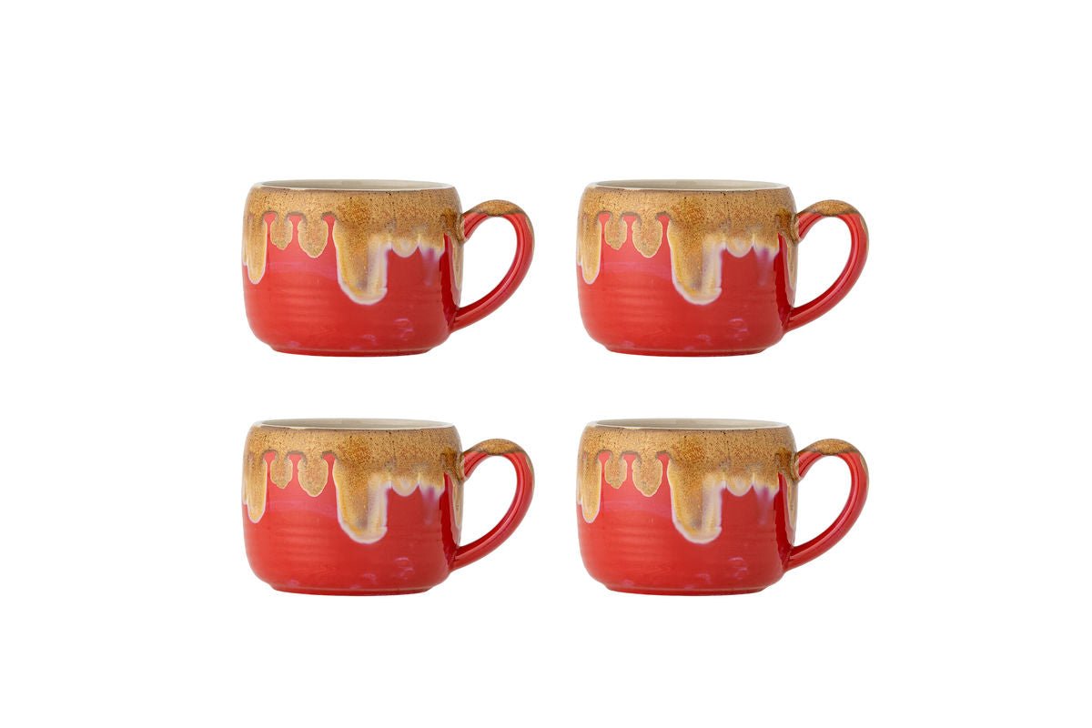 Gobelet Linea - fabriqué en grès / lot de 4 multipack