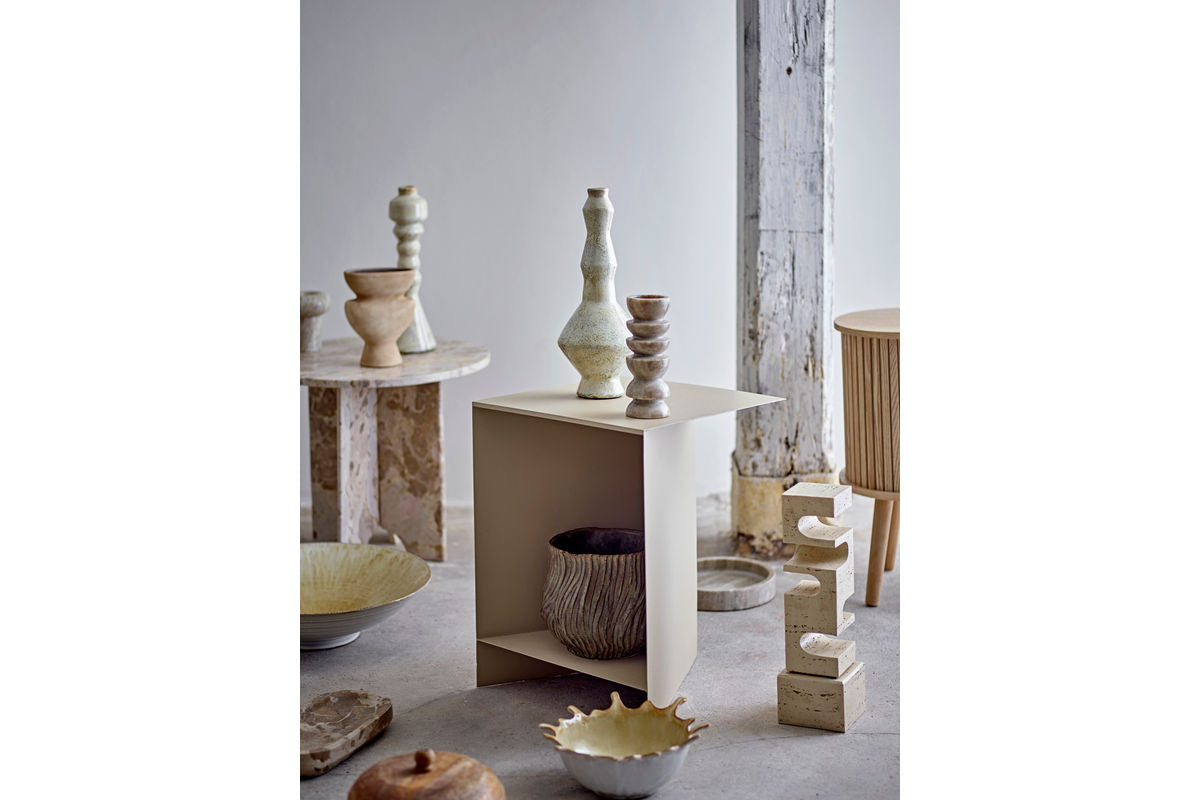 Table d'appoint Aira – Métal en ton naturel