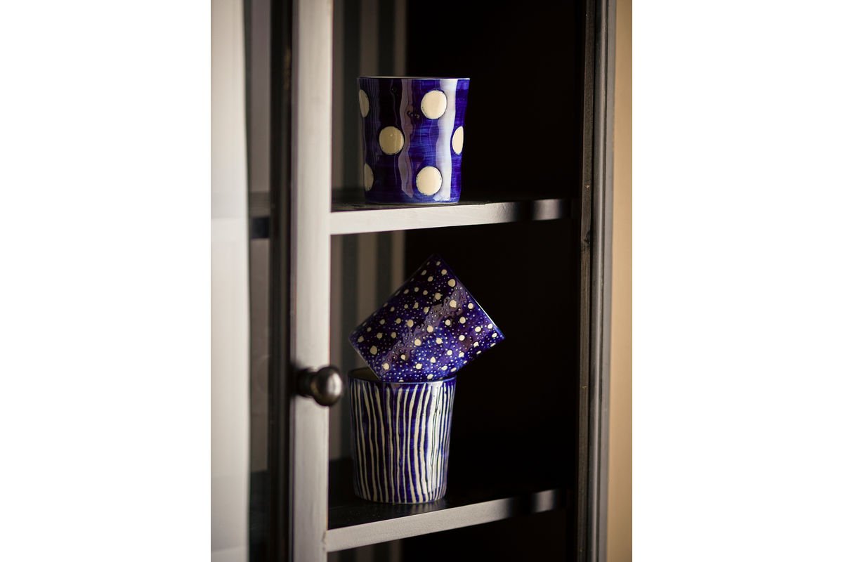 Ensemble de gobelets Norell – Bleu grès (3 pièces)