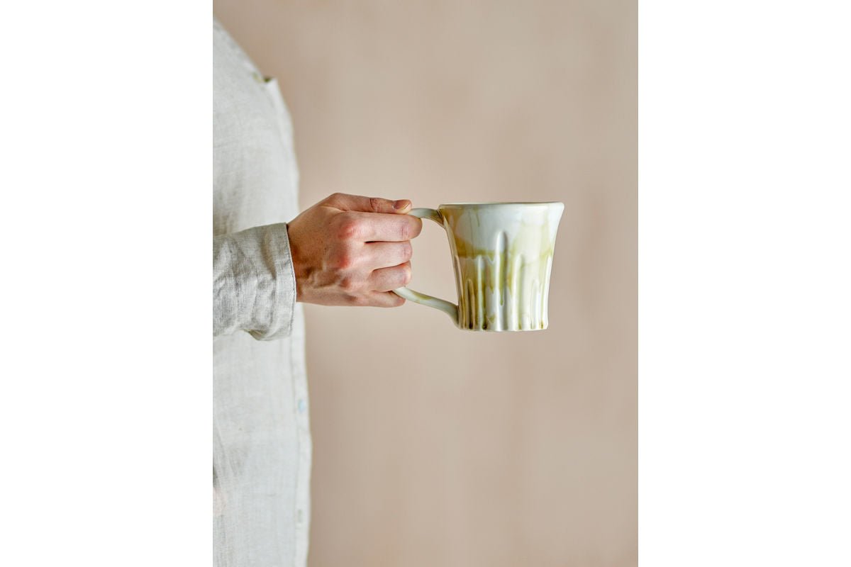 Ensemble de gobelets « Verdo » – Grès vert (4 pièces)