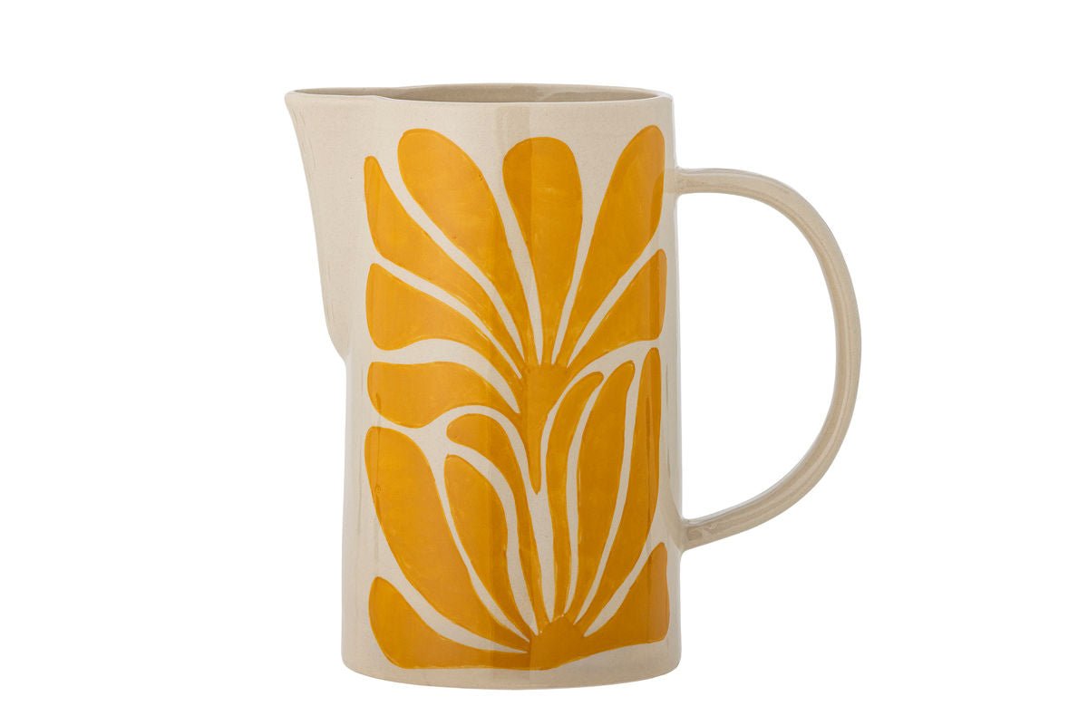 Krug Solis – Hand-Painted Stoneware in Yellow