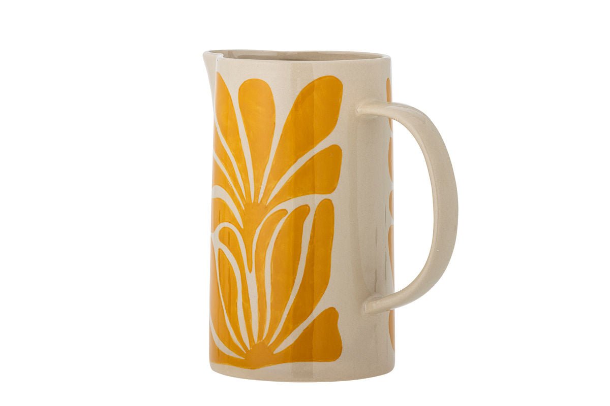 Krug Solis – handbemoolt Steingut a giel