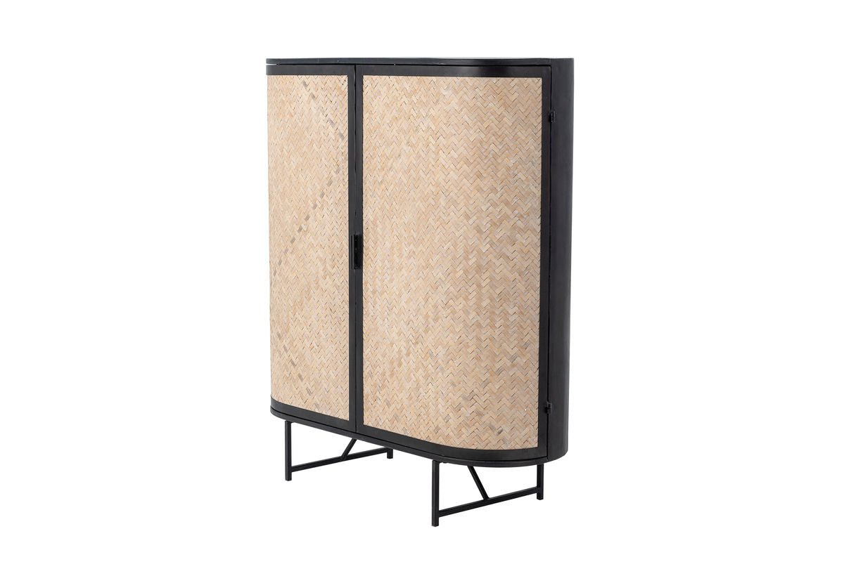 Kommode Elvara – Metallrahmen mat Wiener Geflecht am Natierleche Ton