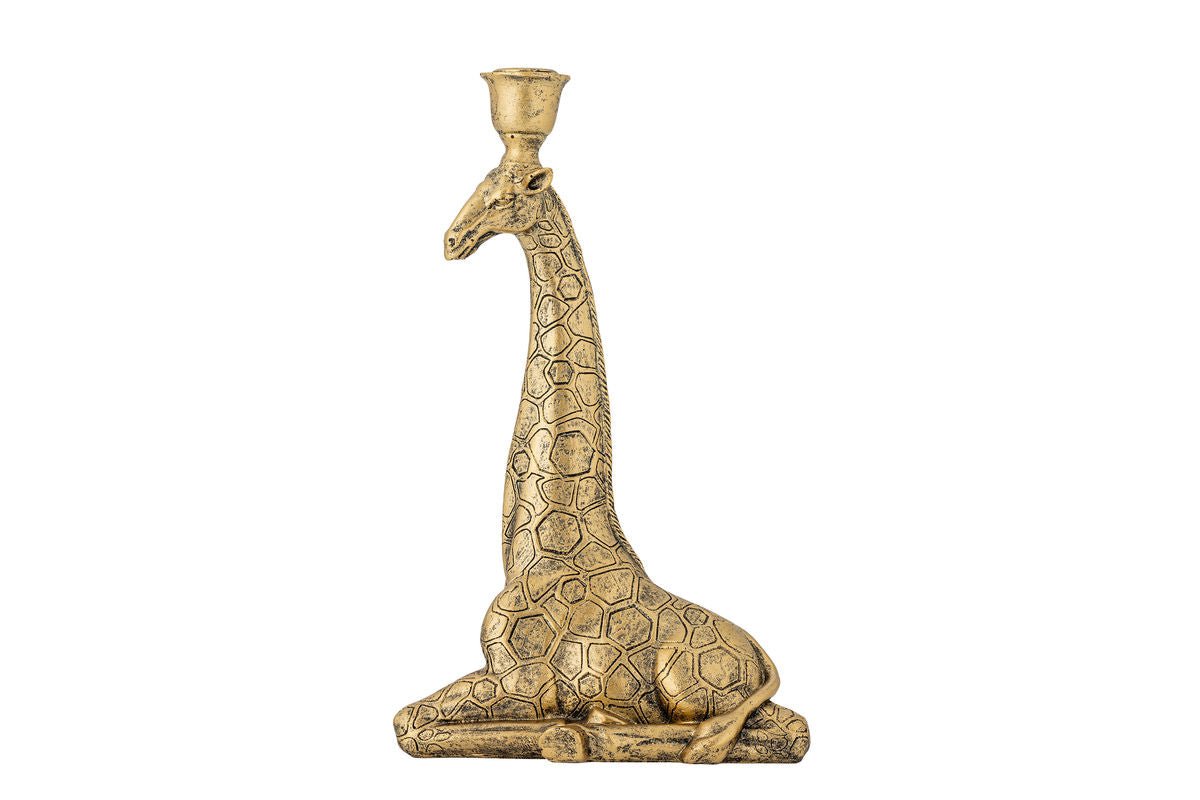 Bougeoir Savana – Résine polyuréthane aspect or