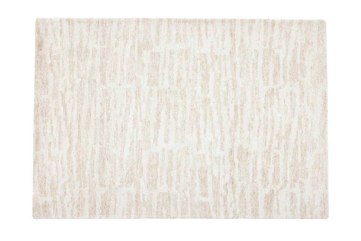 Tapis Inara – en Beige ou Gris en polyester et coton