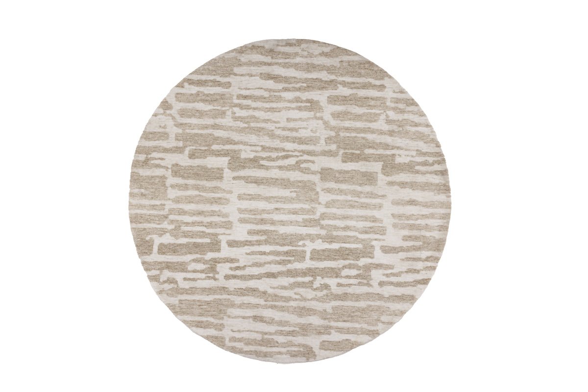 Tapis Vano – forme ronde en Beige