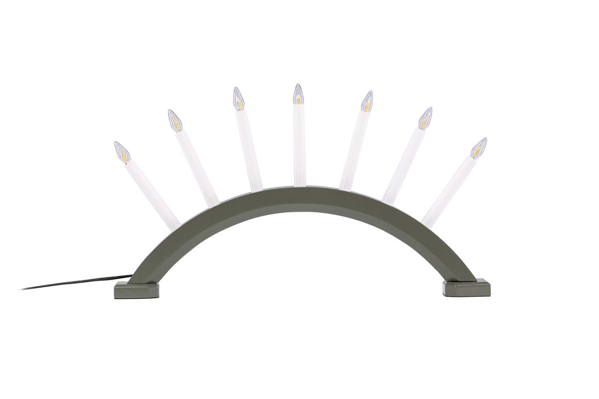 Chrëschtdekoratioun Elira - Adventskandelaber mat 7 Kerzen