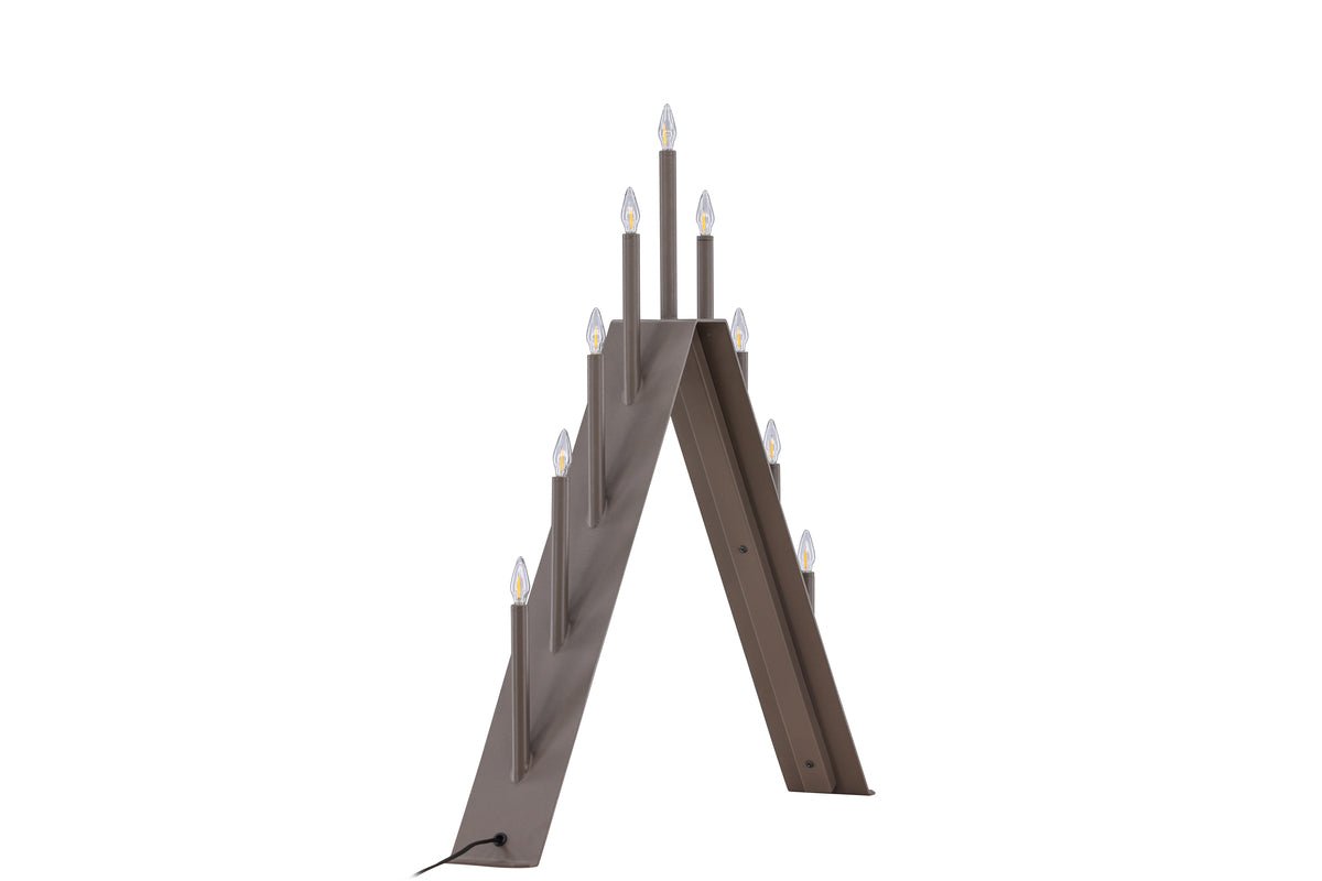 Chrëschtdekoratioun Lori - Adventskandelenhalter mat 9 Kandelën