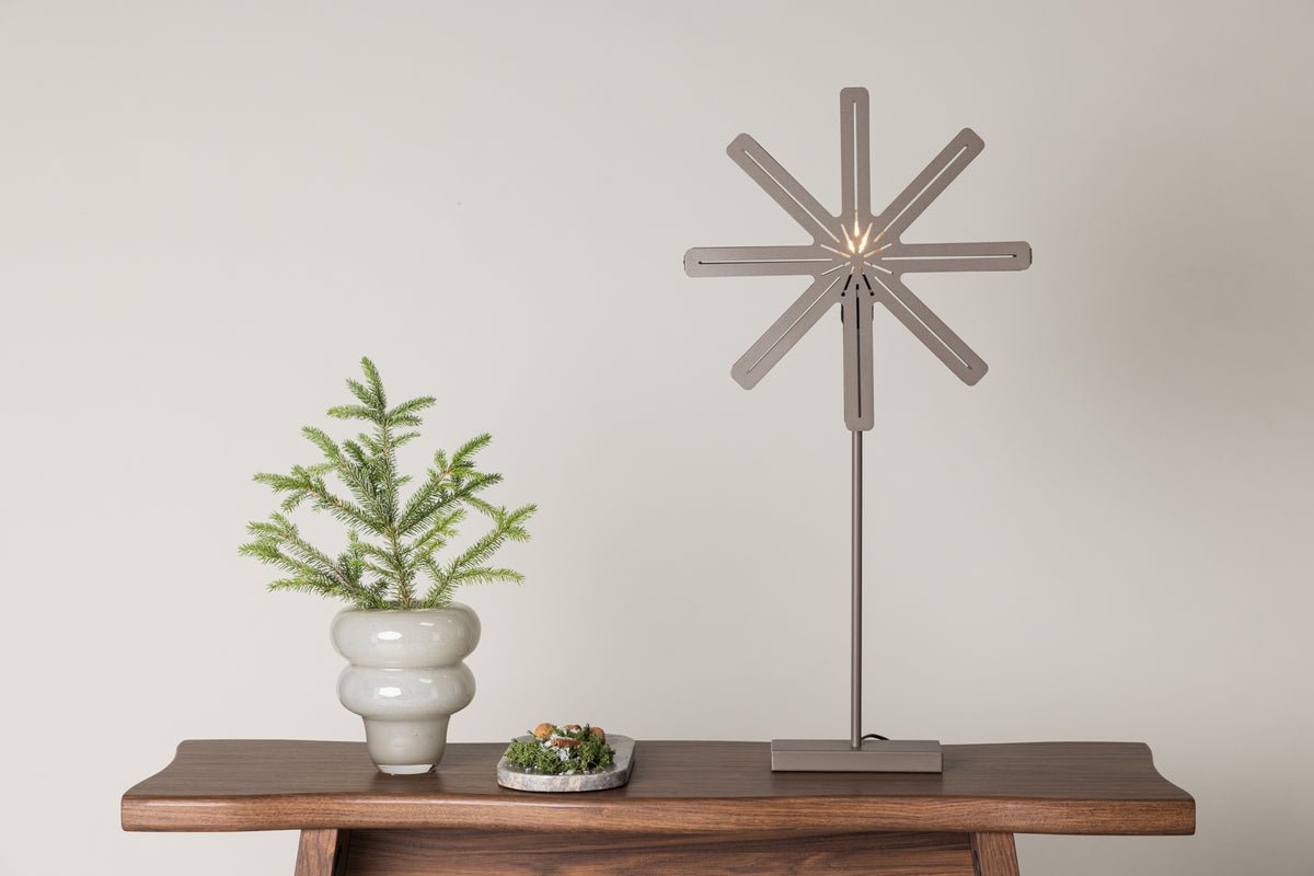 Chrëschtdekorativ Buedelamp Levi - an 2 verschiddene Héichten