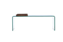 Table basse Klaro - en verre avec plateau en bois