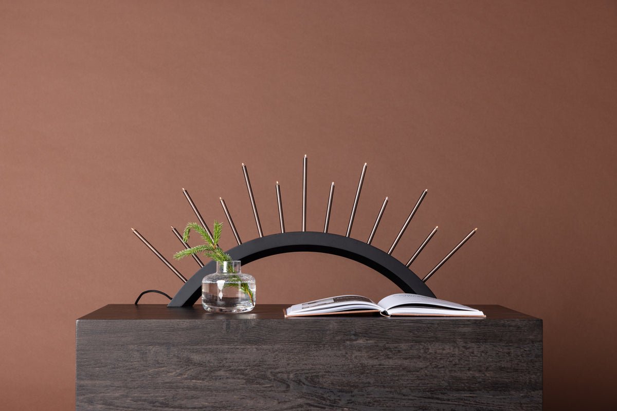 Chrëschtdekoratioun Luma - Ronn Béi oder Schwaarz