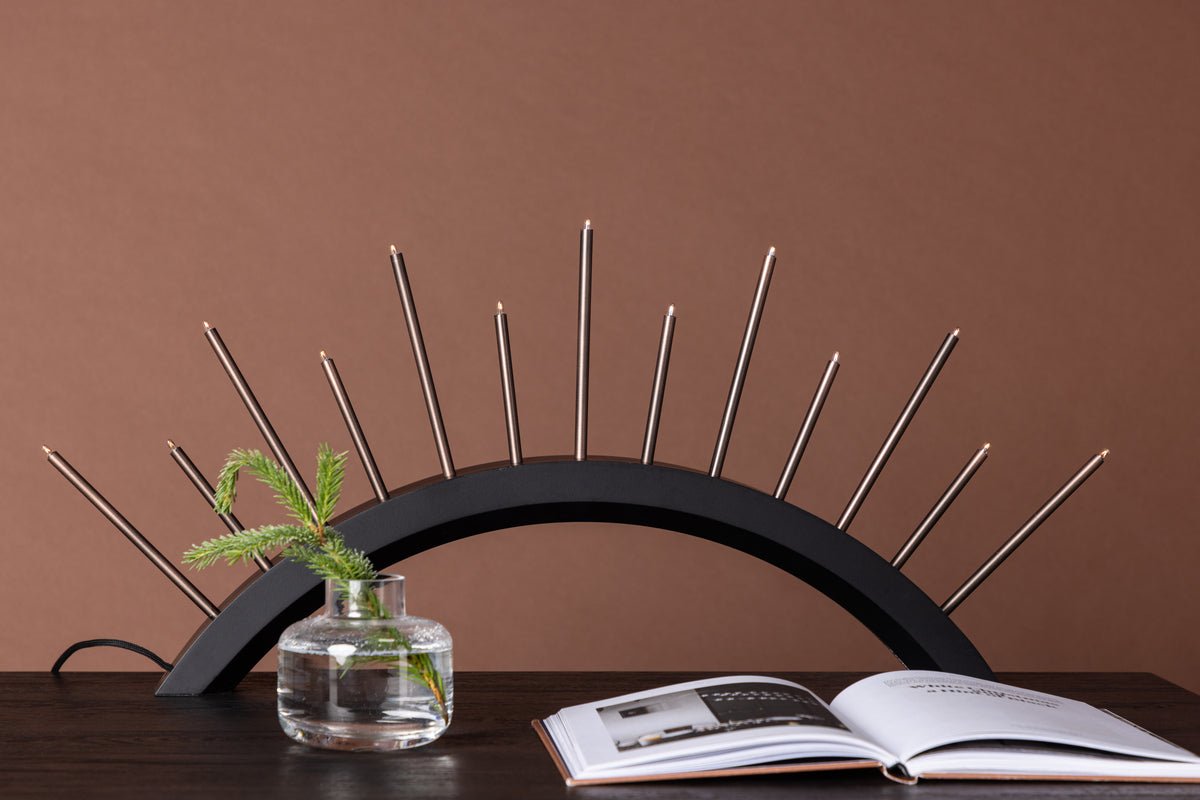 Chrëschtdekoratioun Luma - Ronn Béi oder Schwaarz