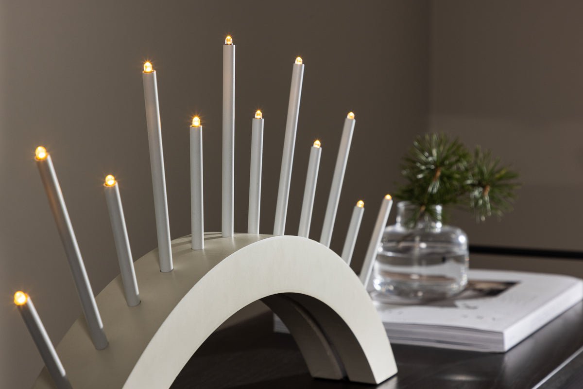 Chrëschtdekoratioun Luma - Ronn Béi oder Schwaarz