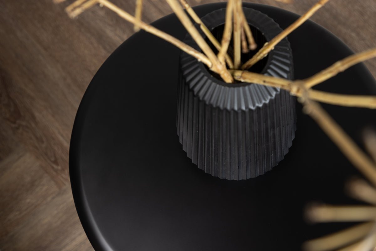 Table d'appoint Santana – en Noir avec forme ronde