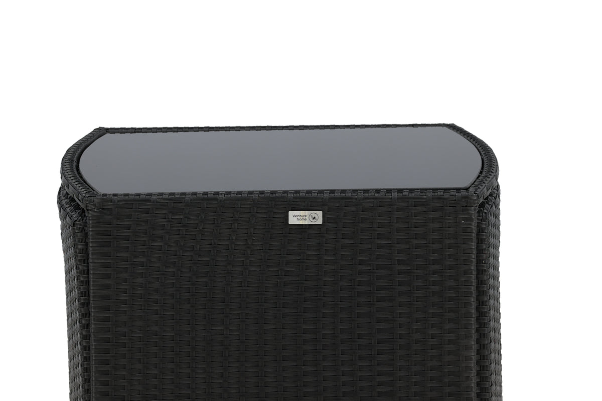 Balkonset Bob - a wahlweis schwaarzem oder groem Rattan