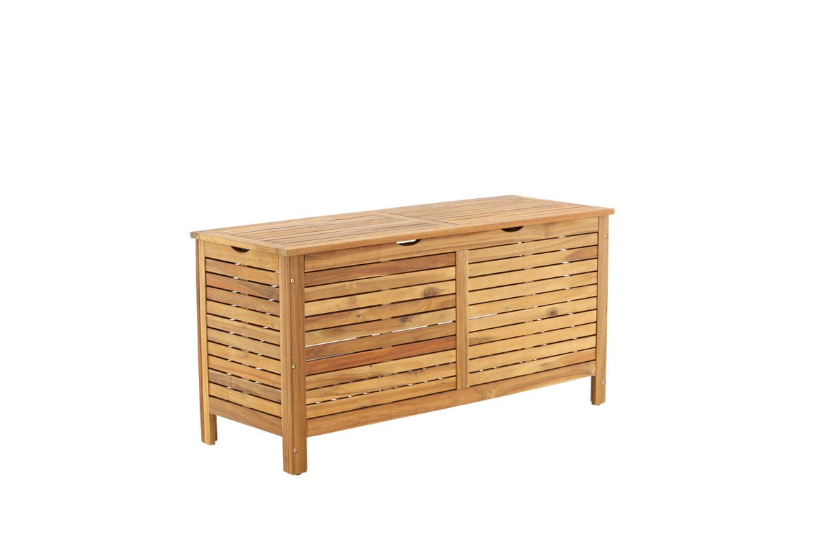 Garden Cushion Box Melissa - Made of Acacia in Natural Look