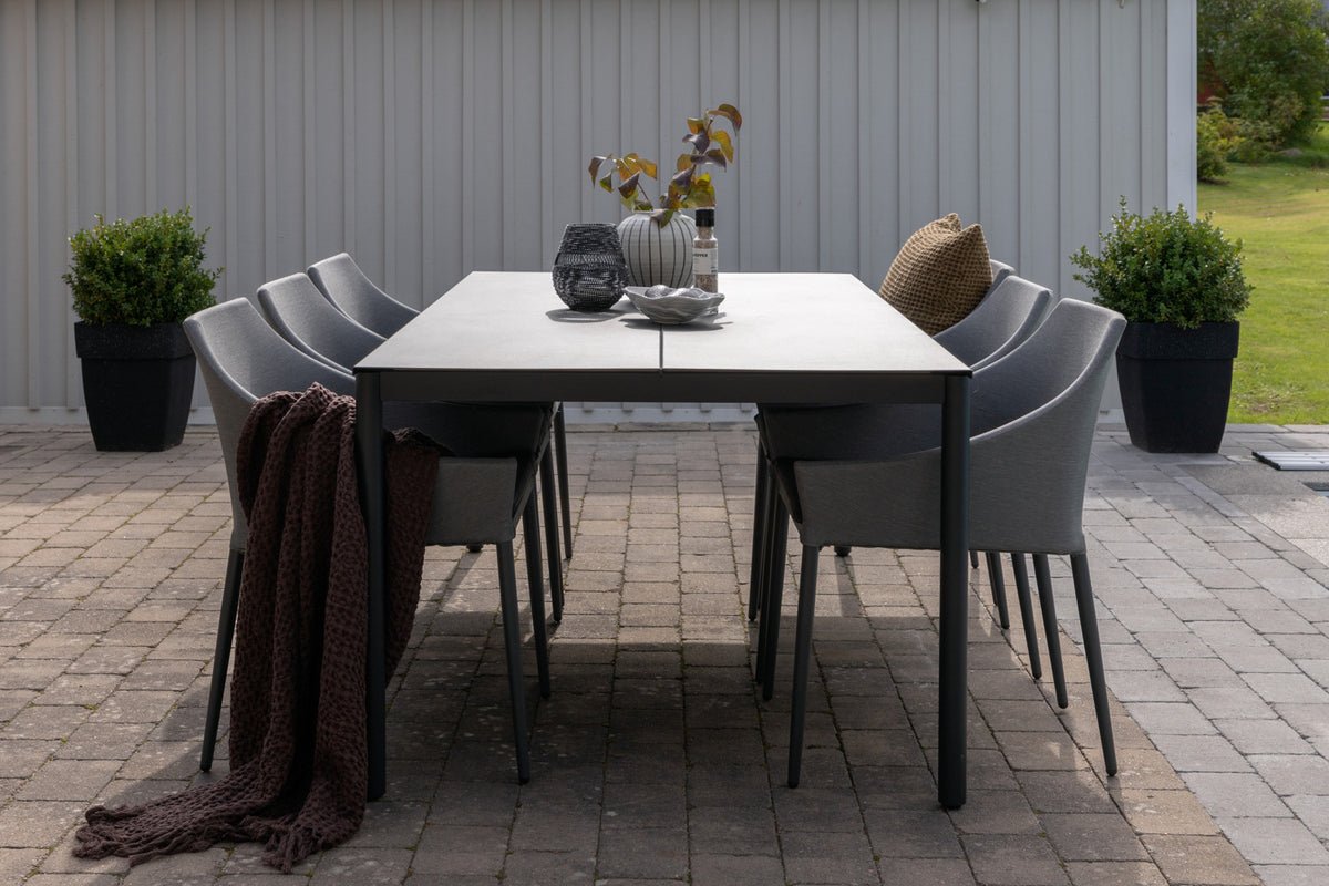 2er Set - Gaartstull Sophia aus Aluminium/Polyester