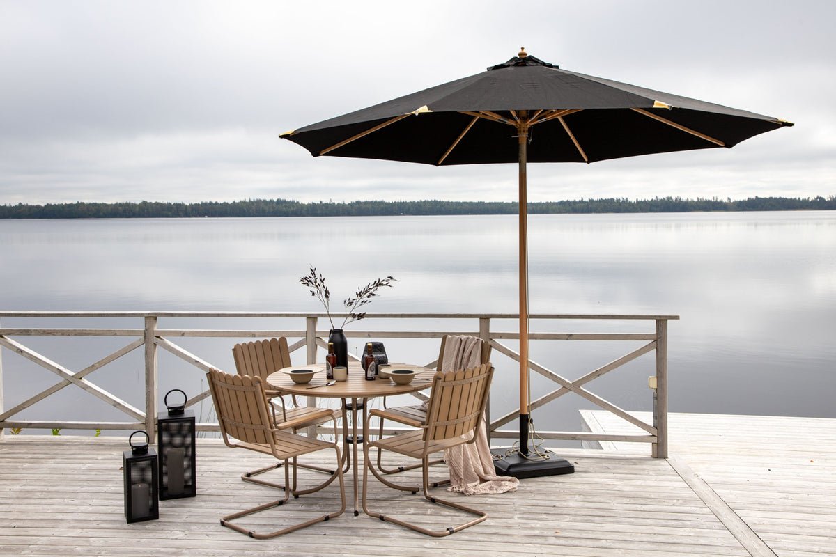 Parasol Ifta – Ø330 cm en Noir ou Gris au choix