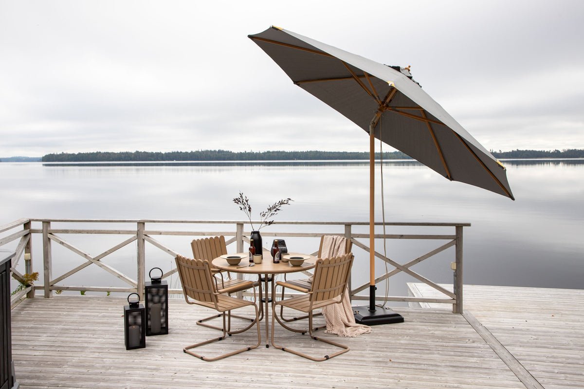 Parasol Ifta – Ø330 cm en Noir ou Gris au choix