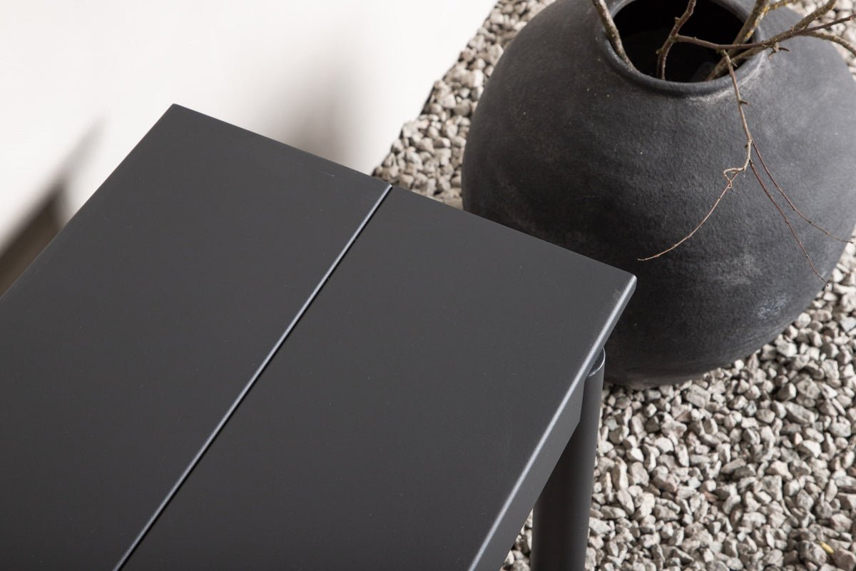 Garden Bench Egypt - made of sturdy black aluminum