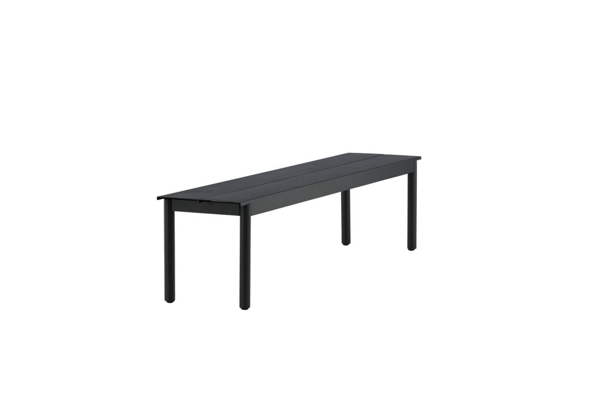 Garden Bench Egypt - made of sturdy black aluminum