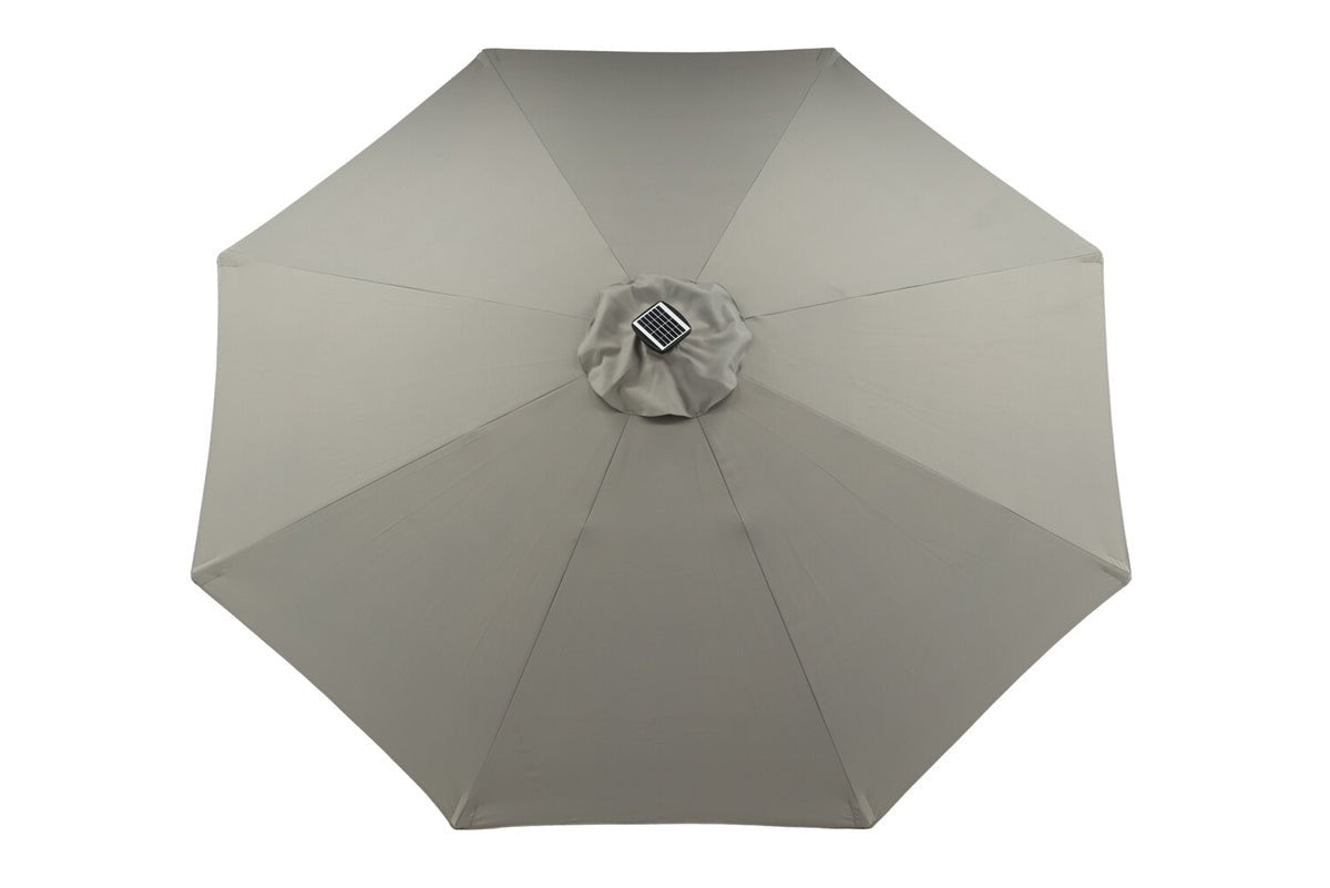 Parasol Lightning – Ø270 cm en Noir ou Gris au choix