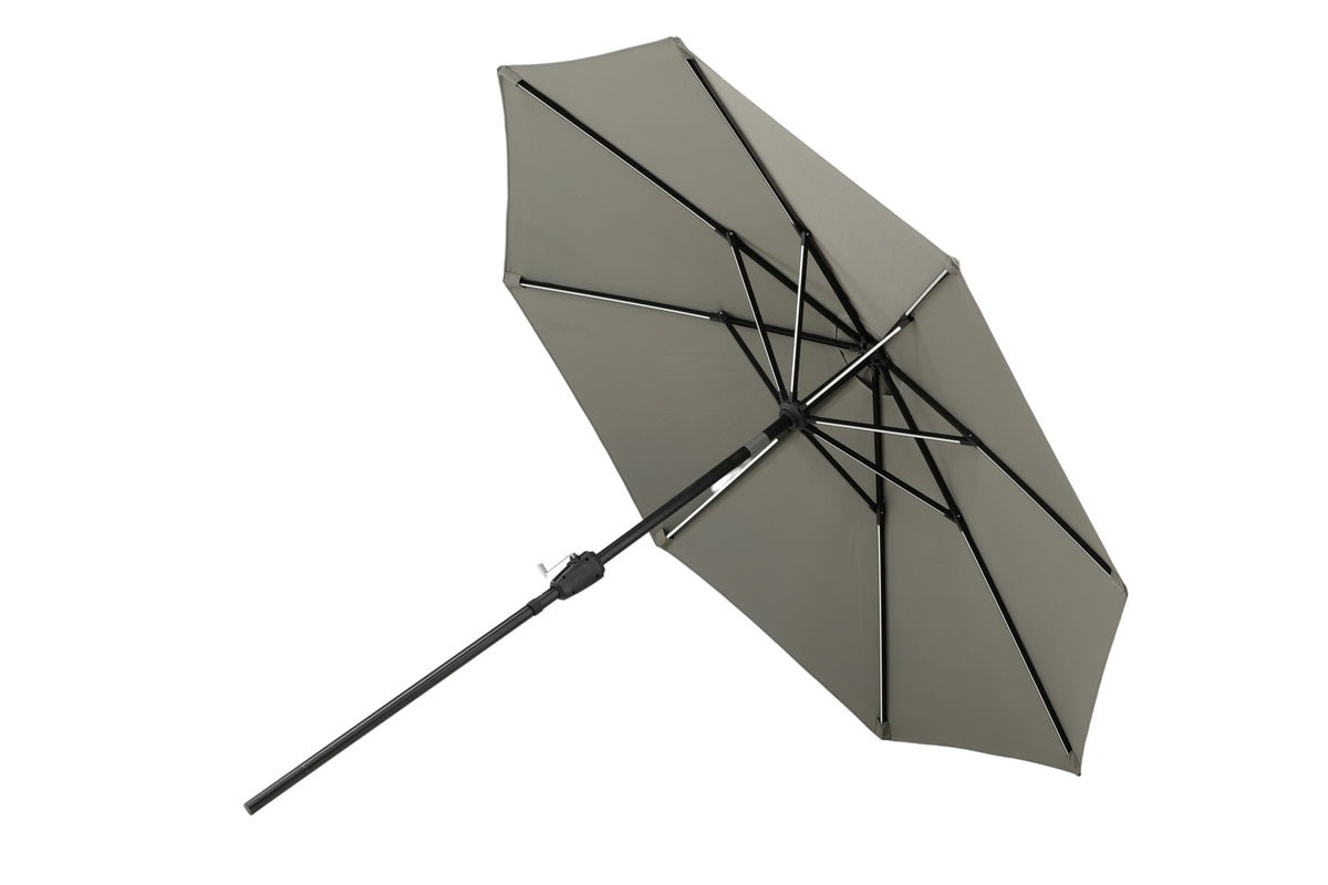 Parasol Lightning – Ø270 cm en Noir ou Gris au choix