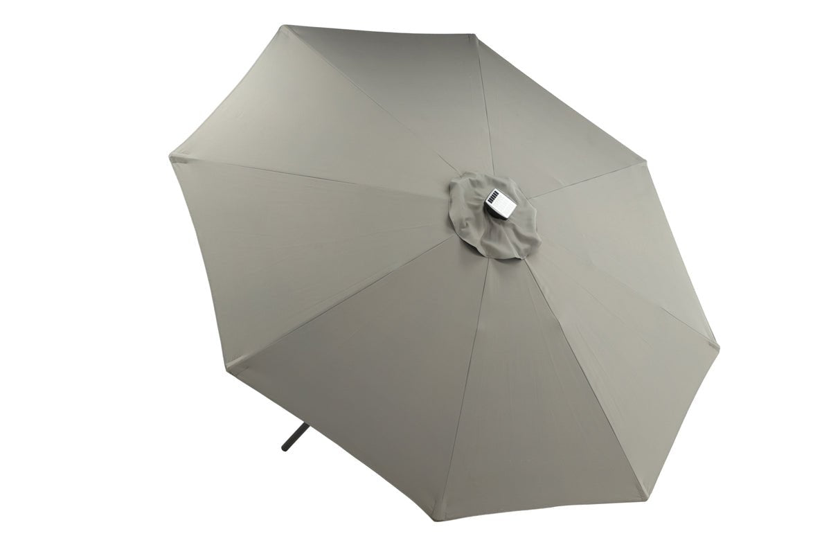 Parasol Lightning – Ø270 cm en Noir ou Gris au choix
