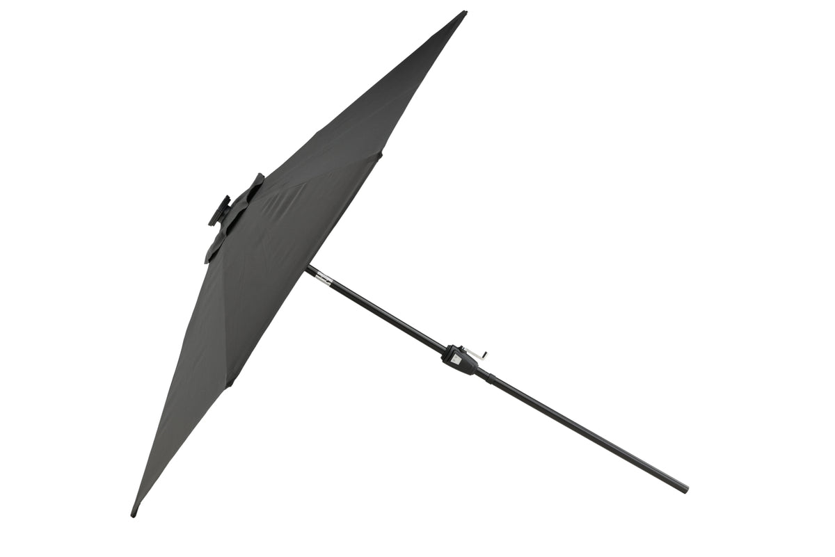 Parasol Lightning – Ø270 cm en Noir ou Gris au choix